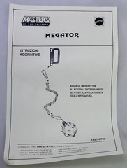 Megator Masters Of The Universe Motu Vintage 1986 Mattel Italy Rare