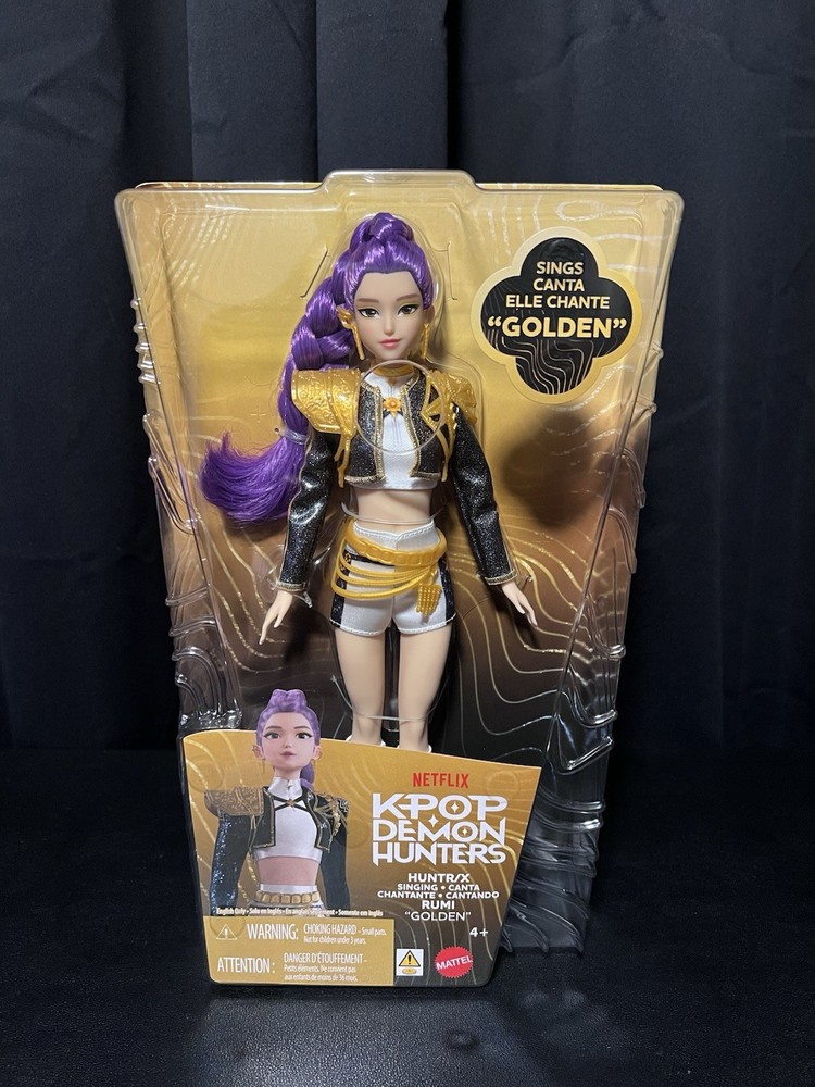 Netflix K-Pop Demon Hunters HUNTR/X Mattel Singing/Fashion Dolls “Golden” Rumi