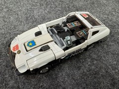 G1 PROWL ~ TRANSFORMERS ~ Highway Patrol Police Car Windshield Gen 1