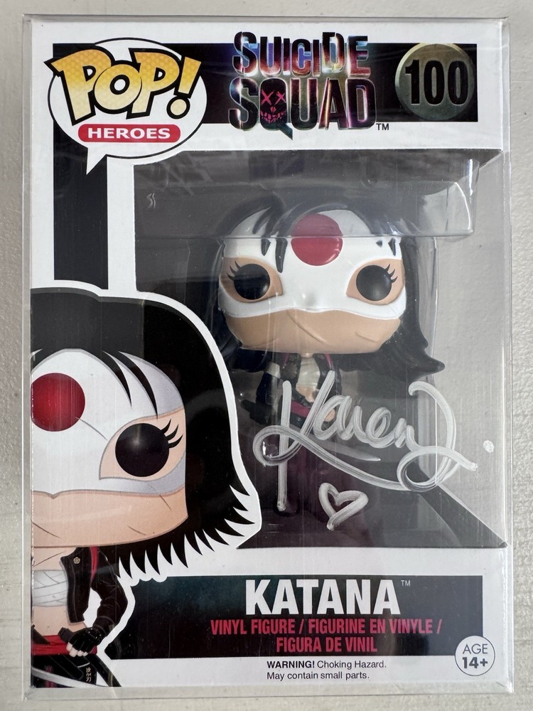 Katana 100 ~ DC Heroes: Suicide Squad ~ Funko Pop Vinyl ~ Signed Karen Fukuhara