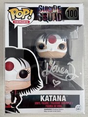 Katana 100 ~ DC Heroes: Suicide Squad ~ Funko Pop Vinyl ~ Signed Karen Fukuhara