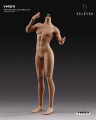 YM YM511M 1/6 Male Bodybuilding Action Figure Body 12in Muscle Soldier Model Toy