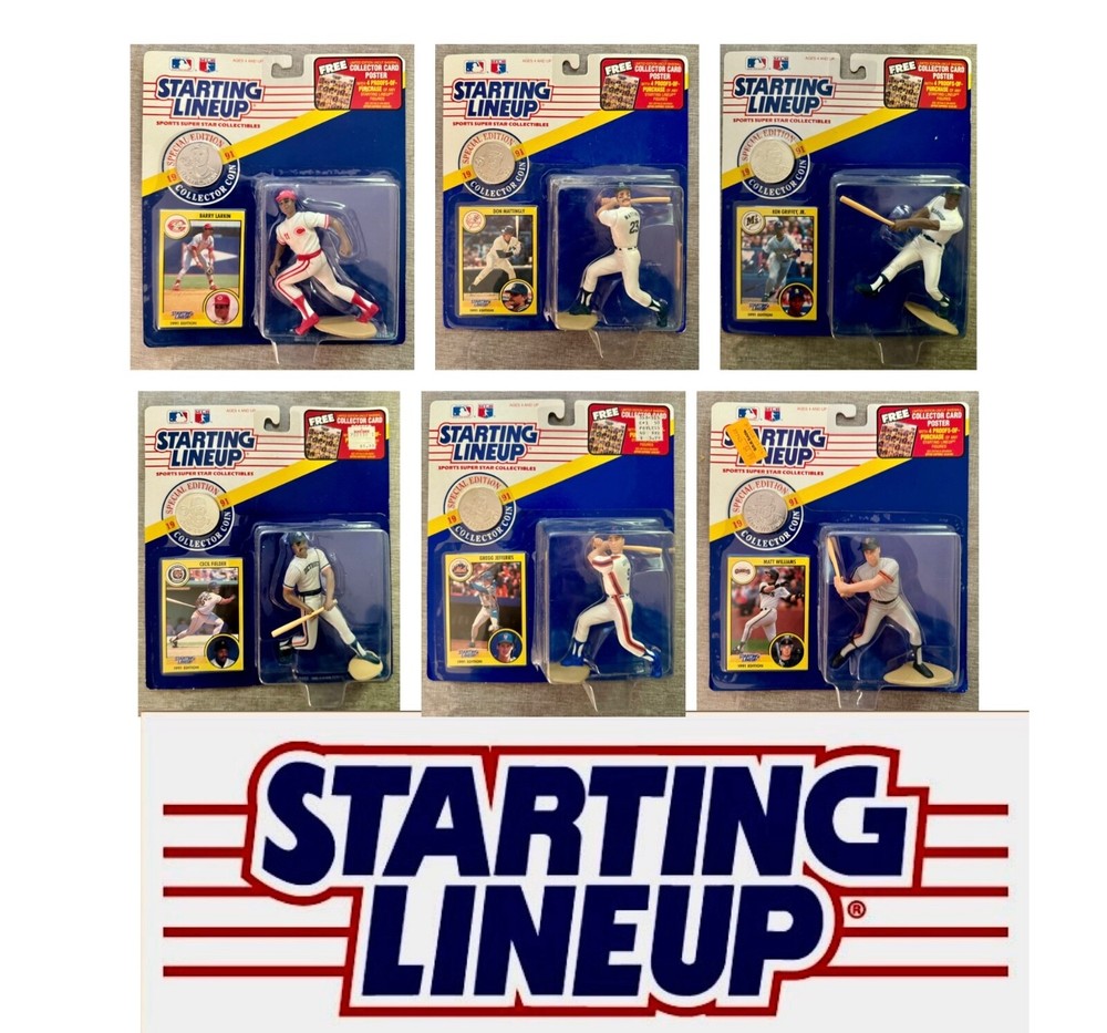 You Pick various 1990-1991 Kenner Starting Lineup Baseball Figures – New