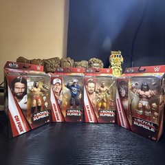 Mattel WWE Elite Boxed Royal Rumble Set CM Punk Cena LA Knight BAG Corey Graves