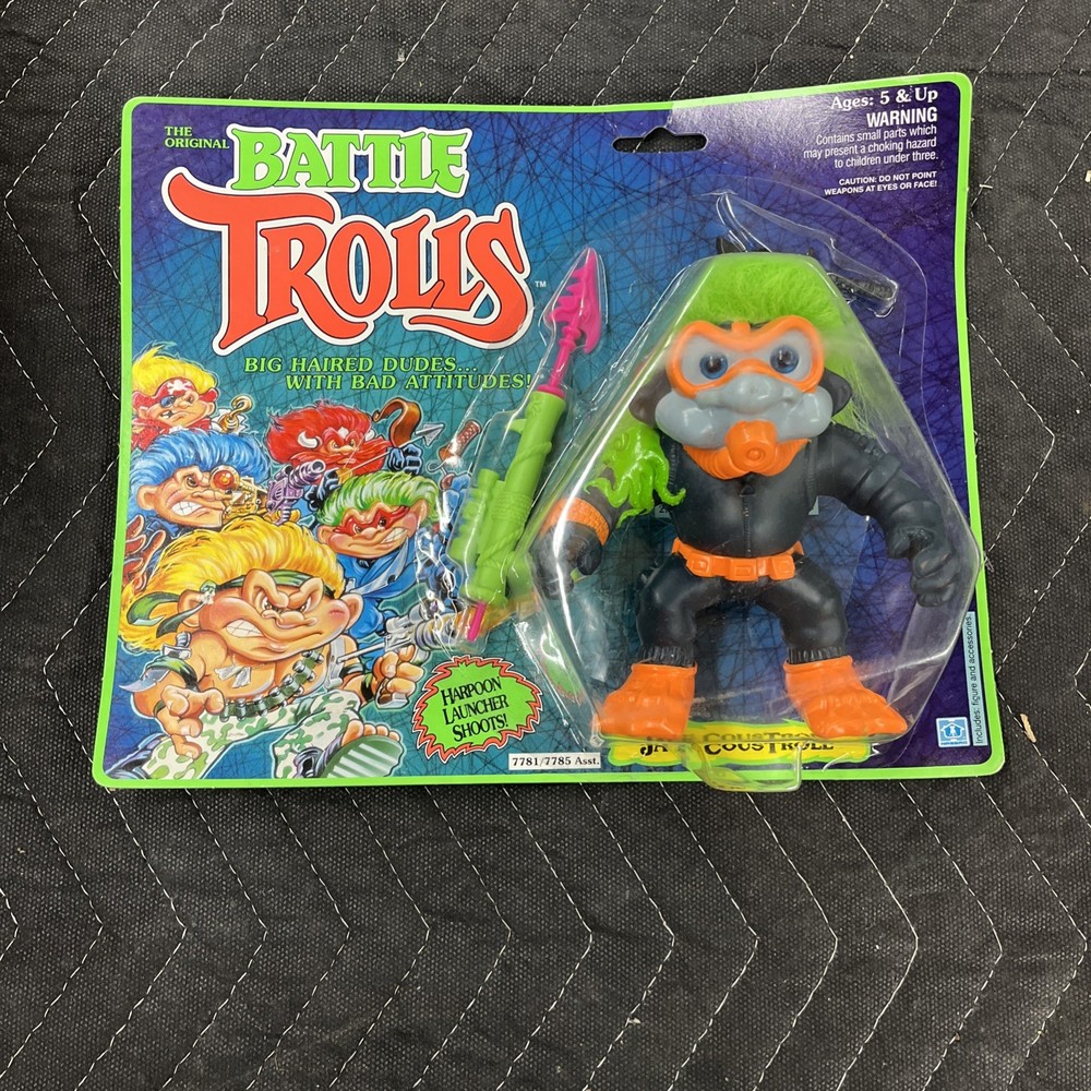 1993 Hasbro Battle Trolls Jack Coustroll – NIP