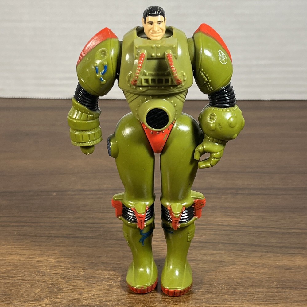 INHUMANOIDS HERC ARMSTRONG VINTAGE ACTION FIGURE 80s hasbro toy 1986 INCOMPLETE