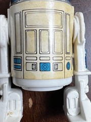 VINTAGE KENNER STAR WARS 1977 HONG KONG R2-D2 ARTOO SCOPE & C-3PO THREEPIO LOT