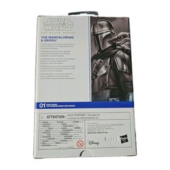 Star Wars Black Series #01 Mandalorian And Grogu Deluxe First Edition White Box