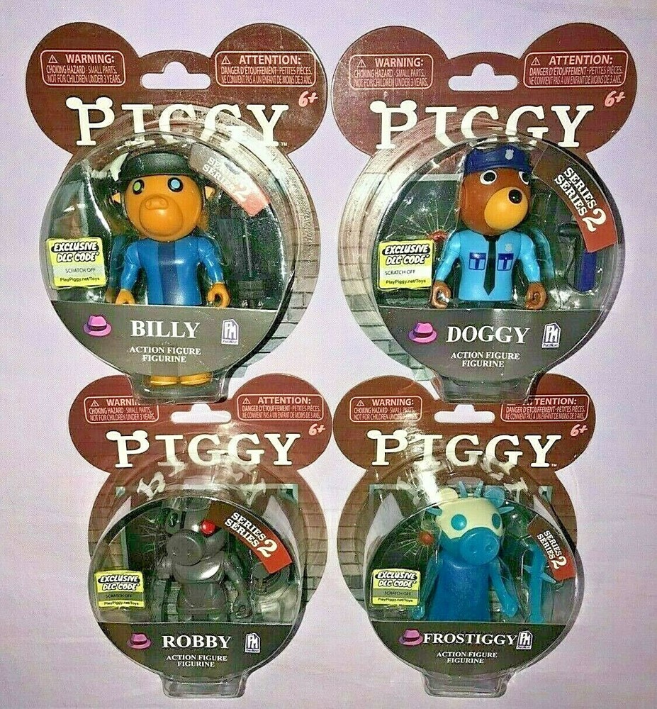 PIGGY SERIES 2 DOGGY / ROBBY / BILLY / FROSTPIGGY w/ EXCLUSIVE DLC CODE ROBLOX