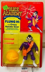 Kenner 1989 Police Academy Flung Hi with Crazy Karate Gear