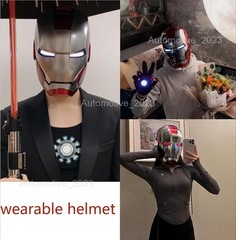 Iron Man Helmet Autoking MK5 1/1 Voice-controlled Transform Mask Cosplay Prop