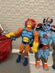 Rare Handmade Mexico ThunderCats Style Bootleg PVC Figures Lot of 6 Vintage 80s