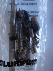3 Diff 7-11 TERMINATOR SALVATION 2009 Slurpee Spoon Straw w/ Detachable Figures