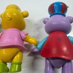 Vintage Fisher Price Gummi Bears Action Figure Poseable Lot 1985 Disney
