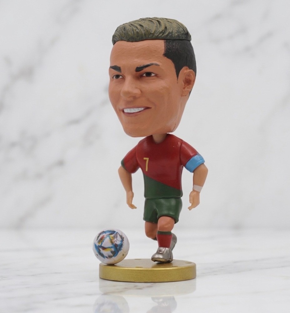 Cristiano Ronaldo Figure Portugal Soccer Figurine 6.5cm Football Collectible