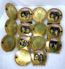 Disney Doorables Gold Peek Set Of 7 Jack Sally Pooh Tigger Ultra Rare