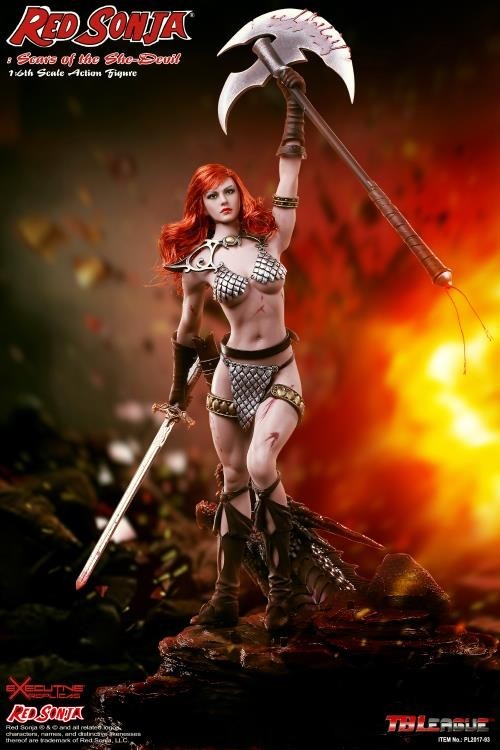 Red Sonja Scars of the She Devil 1/6 Scale Figure executive replicas tbleague