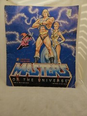 1983 Masters of the Universe He-man Sticker Album by Panini w/ Stickers