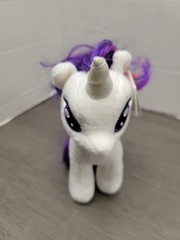 2014 Ty Beanie Babies My Little Pony Sparkle Rarity 7″ Plush With Tags