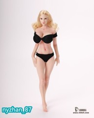 LDDOLL 29XL 1/6 Girl Seamless Body Steel Bone For 12″ Female Action Figure Head