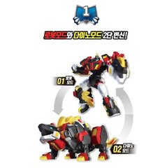 Miniforce Super Dino Power 2 STEGO MAGMA Dino 2-Mode Change Transformer Robot