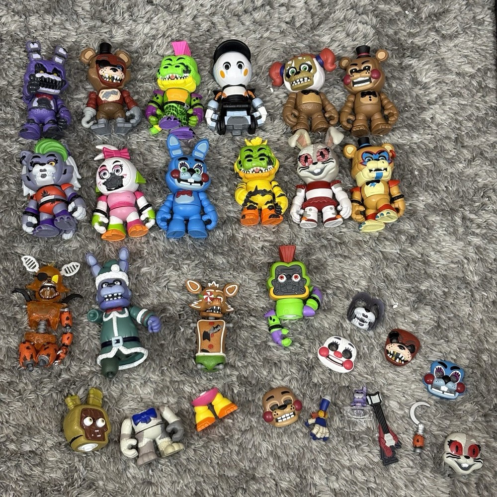 Funko SNAPS, Five Nights at Freddy’s FNAF Action Figure Set Lot w/ Accessories
