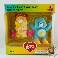 Care Bears Figures Funshine & Wish Bear Roller Skates 2pc Set Cloudco NIB