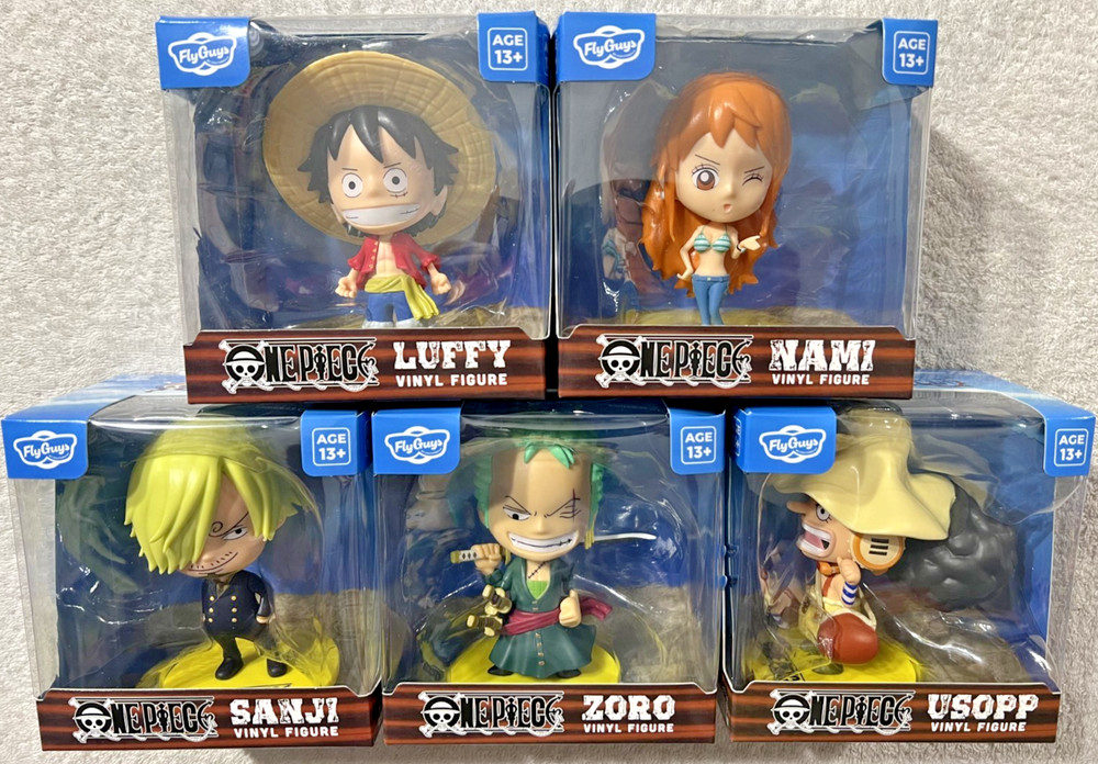 ONE PIECE VINYL FIGURES SET OF 5 FLY GUYS CULTUREFLY **NEW**