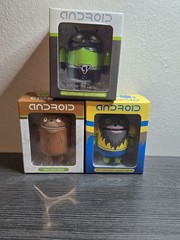 Qty 3 Android Mini Collectible, Werewolf, El Poderoso, Bear Special Andrew Bell