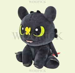 How To Train Your Dragon 3 Sitting Toothless Butterfly Plush Doll 45cm-Authentic