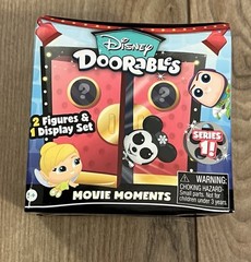 Lot Of 2 Disney Doorables Movie Moments & Disney Store Mini Brands Brand New
