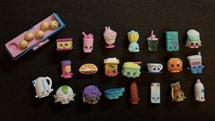 Large Lot Of Shopkins Moose Toys Collectible Mini Figures, Bags, Smoothie Truck