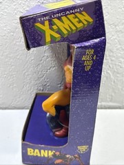 Vintage 1992 Marvel X-Men Wolverine Coin Bank Piggy Bank