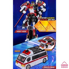 Metal Cardbot W 3 Set Savannard Boodwing Tachy Transformer Robot Korean Toy 2026