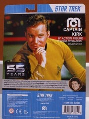 MEGO Star Trek Captain Kirk 2021 55 Years 8” Action Figure-