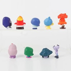 9pcs/Set Mini Inside Out 2 Action Figure Toy Cartoon Movie Joy Anxiety Anger