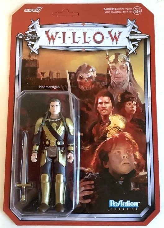 NEW Super7 Willow MADMARTIGAN 3.75in Tall ReAction Figure toy movie val kilmer