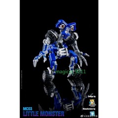 DR.WU Little Monster Action Figure TOY 8CM MC03T Wheelie Trucks Robots PVC/ABS