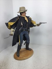 1/6 *RARE* JOHN WAYNE US CAVALRY OFFICER “SHE WORE A YELLOW RIBBON” + OAK STAND