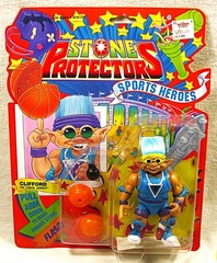 1993 Ace Novelty ☆ Stone Protectors ☆Sport Heroe☆CLIFFORD☆Jumpin’ Jammer☆ Figure