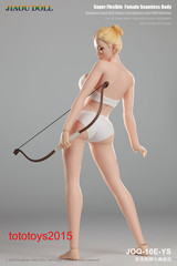 JIAOU DOLL 1/6 JOQ-10E European Female Big Bust Steel Skeleton Figure Body Toy