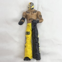 2010 WWE Rey Mysterio Mattel 6″ Wrestling Action Figure Yellow / Black Loose