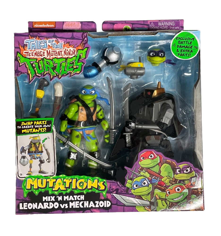 Tales Of The TMNT Mutations Mix N’ Match LEONARDO VS MECHAZOID