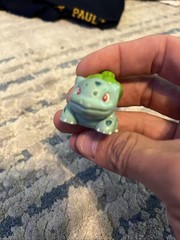 Pokemon Nidoking Vintage TOMY Figure 1999 Authentic Pencil Topper and Bulbasaur