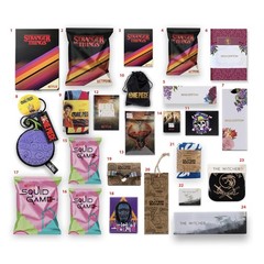 YuMe Netflix Gift Box- 2026 Calendar with 24 Collectibles- from 7 Iconic Series