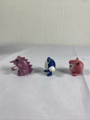 Vintage Tomy Pokemon Figures Lot of 6 Jigglypuff Nidoking Poliwhirl Growlithe