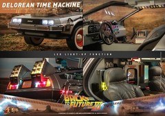 Hot Toys Delorean Back To The Future 3 III Time Machine 1/6 Scale Vehicle