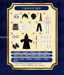 COME4FREE HARRY POTTER SERIES 1/12 BJD BLIND BOX MJD ACTION FIGURES BJD