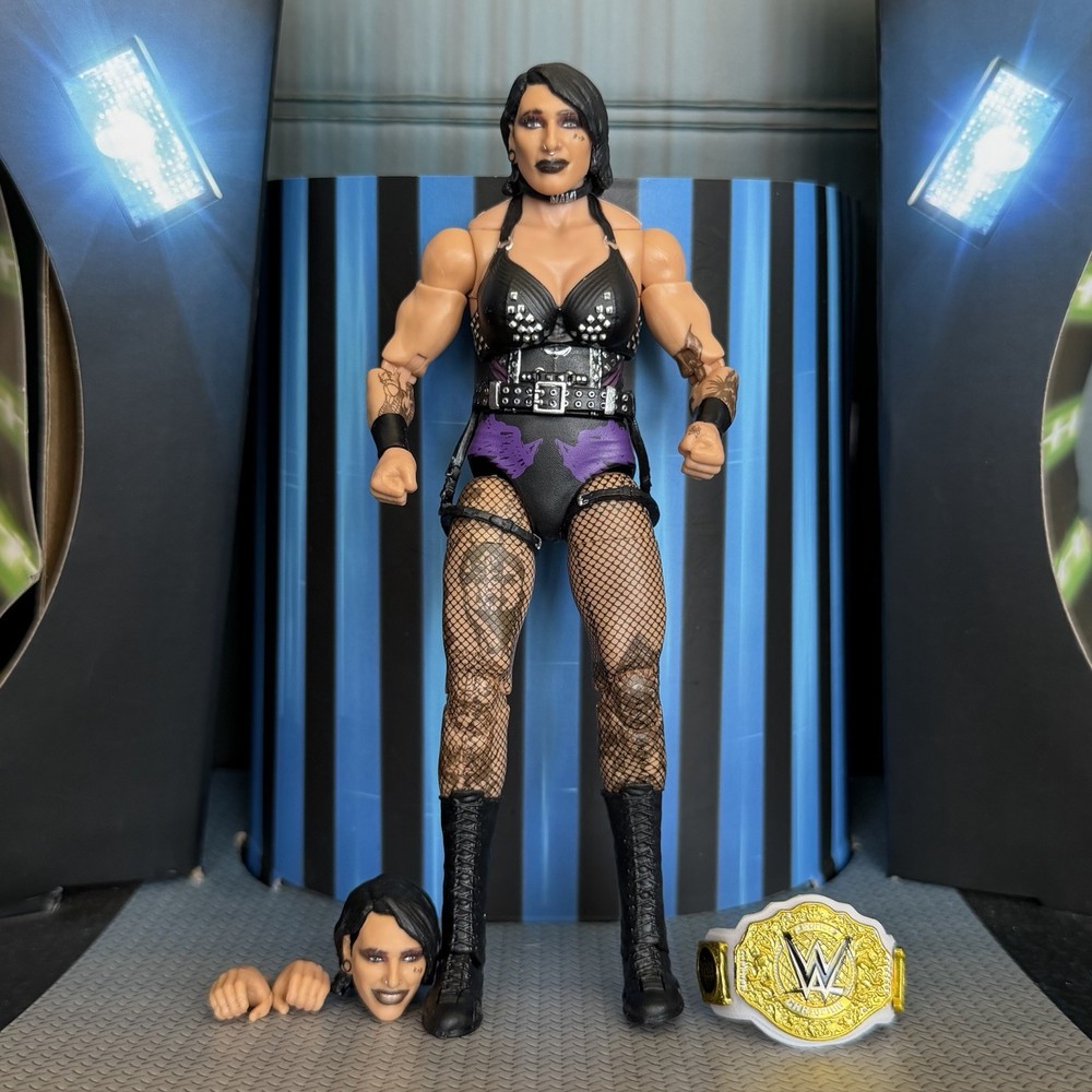 Mattel Creations WWE Ultimate Edition Rhea Ripley Figure 100% Complete
