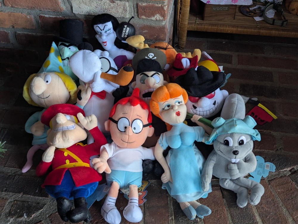 Stuffins Rocky and Bullwinkle & Friends 10″ Plush CVS Full Set of 12 New w/ Tags